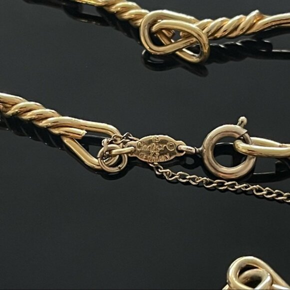✨Unique Signed Christian Dior Twisted Link Wire Necklace - Picture 4 of 4